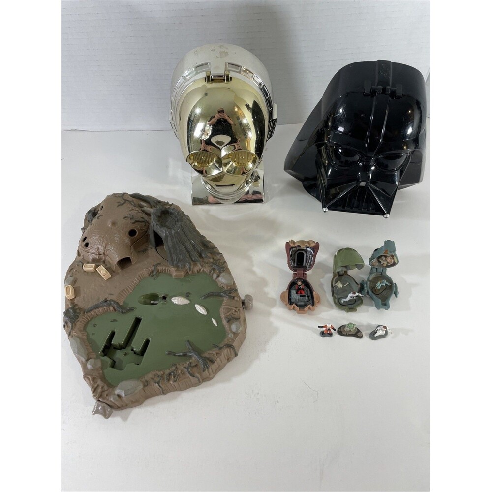 Star Wars Micro Machines Lot Darth Vader C-3PO  1990s Vtg Toys